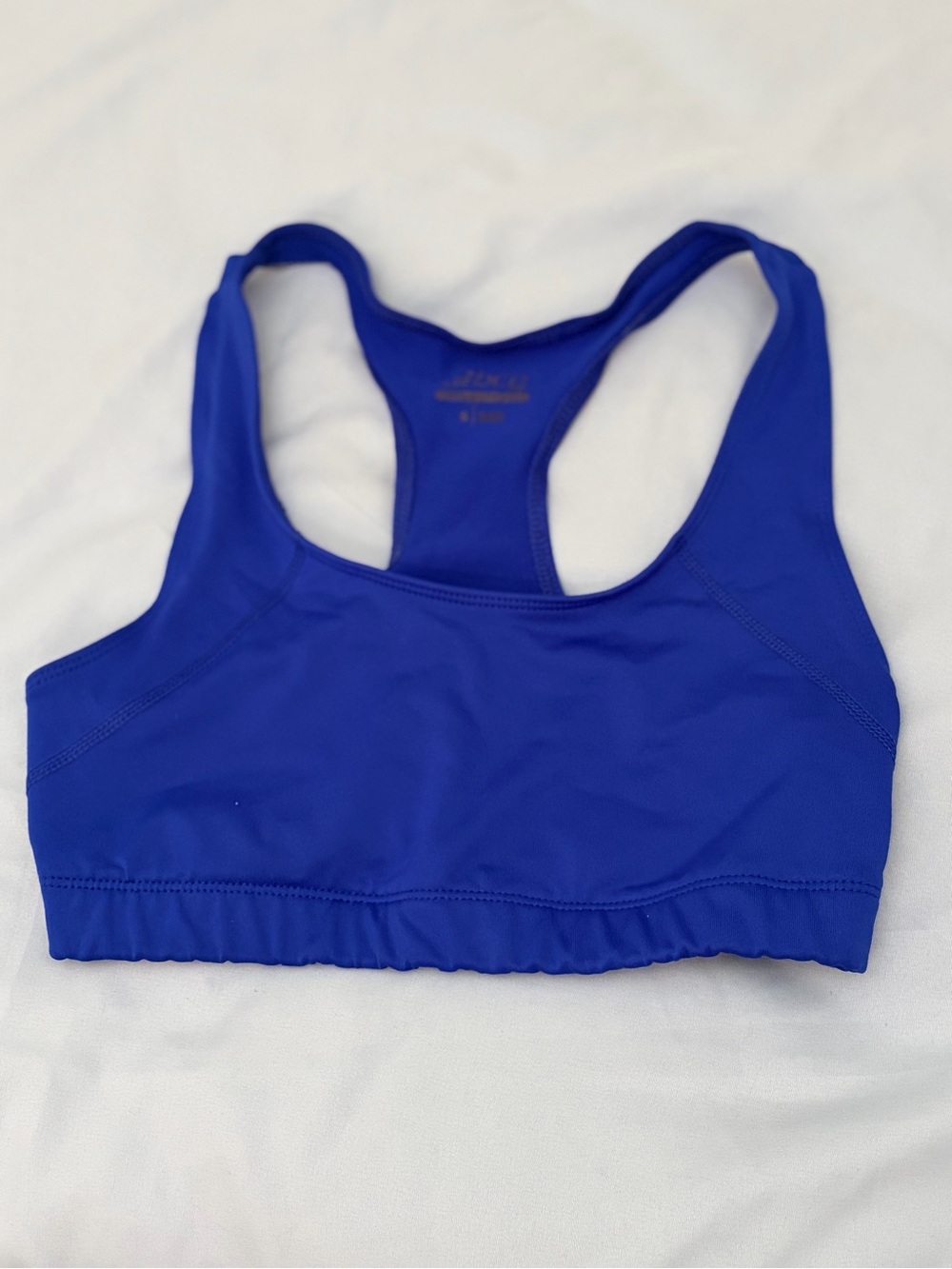 Women's Racerback Sports Bra in Royal Blue - Lightweight Support